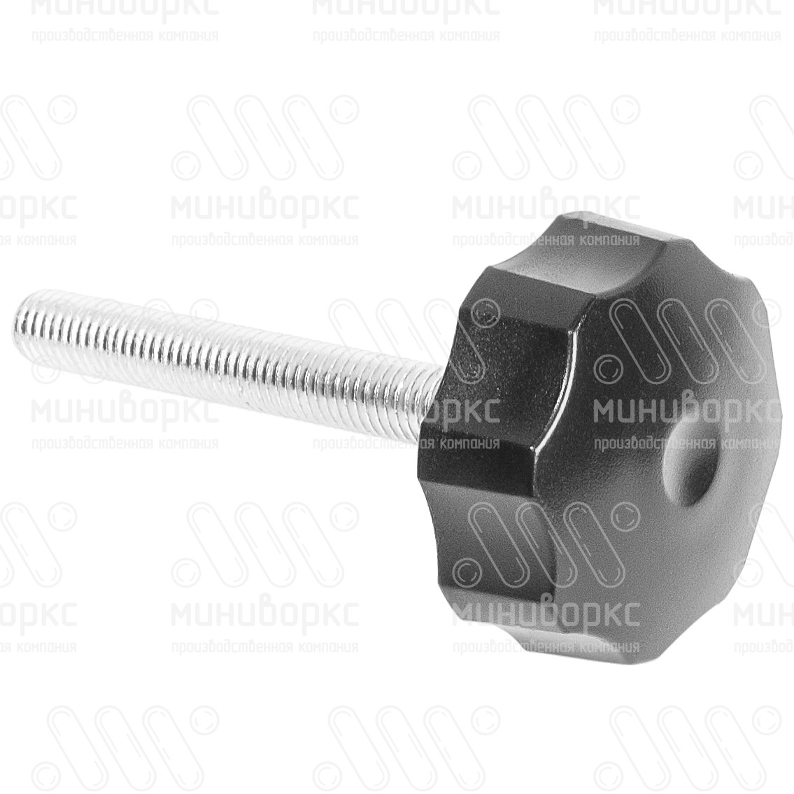 Фиксатор пластиковый с рукояткой m10x80 50 – Ф50М10-80ЧС | картинка 3