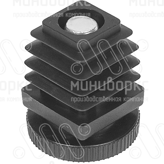Комплекты квадратных заглушек с опорами 25x25 – 25-25M10.D32x35 | картинка 2