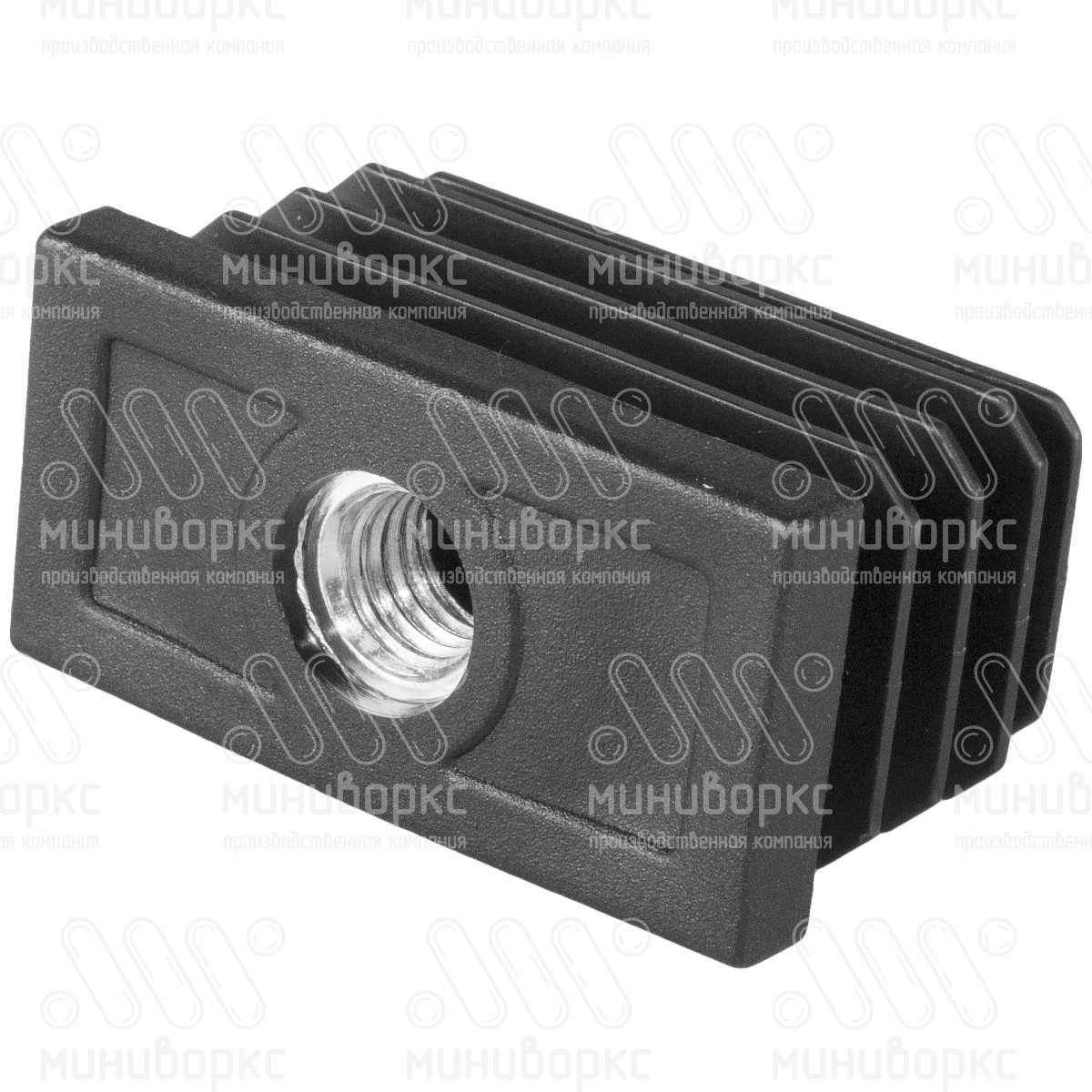 Комплекты прямоугольных заглушек с опорами 50x25 – 25-50M10.D48x45 | картинка 4