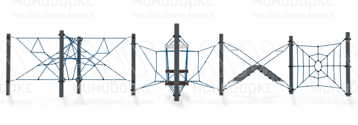 Канатные полосы препятствий – M-0004.20-02 | картинка 3