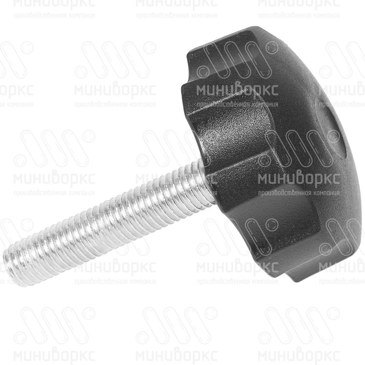 Фиксатор пластиковый с рукояткой m8x60 60 – Ф60М8-60ЧН | картинка 2