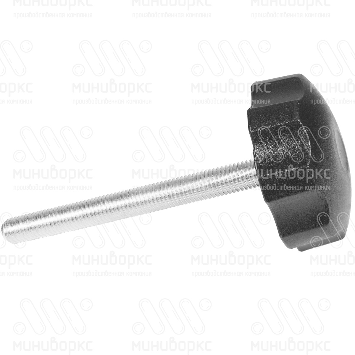 Фиксатор пластиковый с рукояткой m10x105 60 – Ф60М10-105ЧН | картинка 2