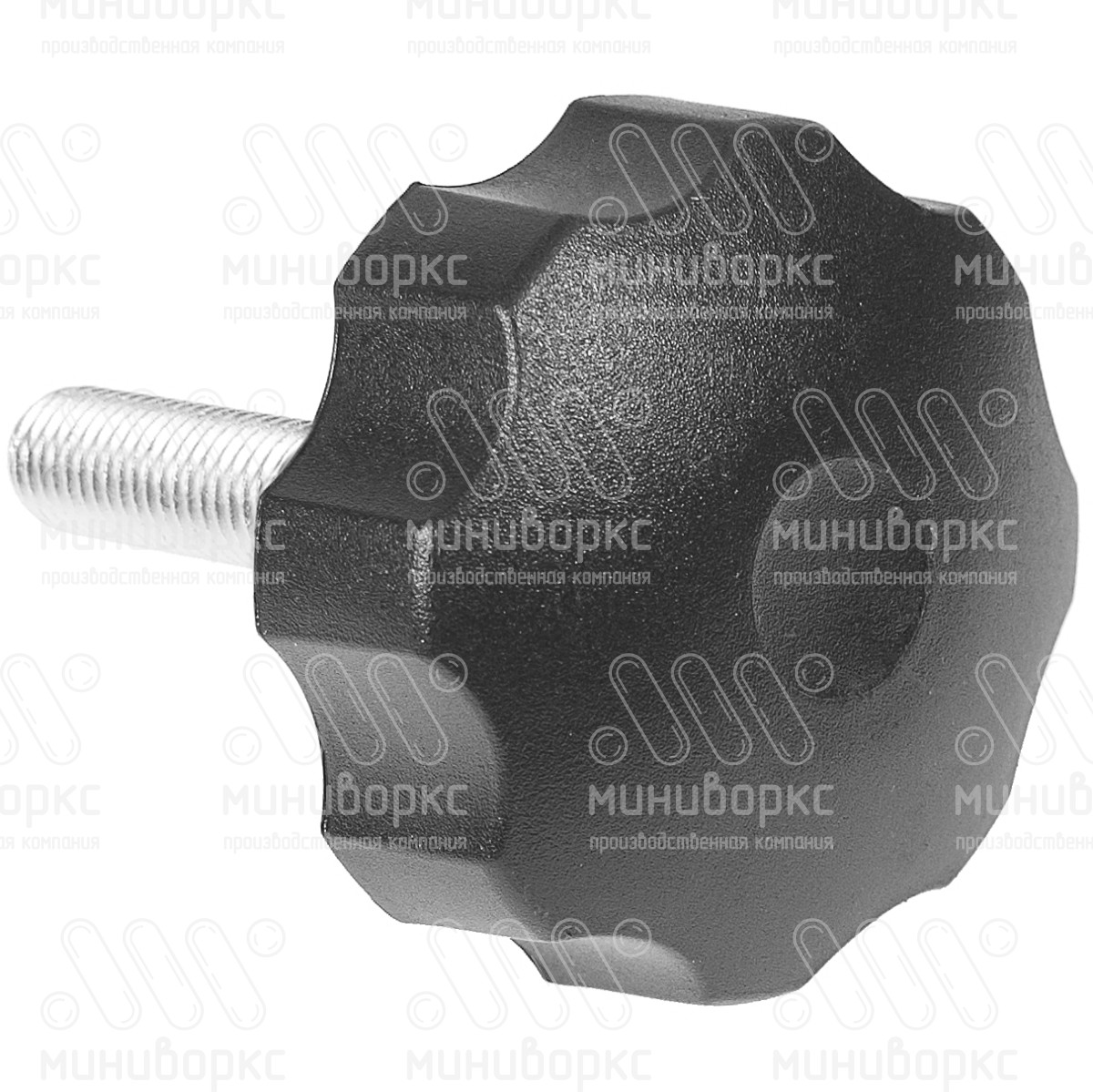 Фиксатор пластиковый с рукояткой m8x60 60 – Ф60М8-60ЧН | картинка 3