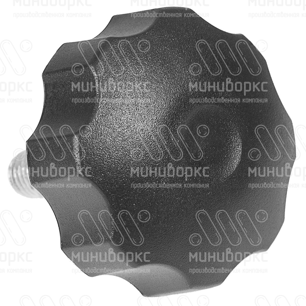 Фиксатор пластиковый с рукояткой m10x45 60 – Ф60М10-45ЧН | картинка 3