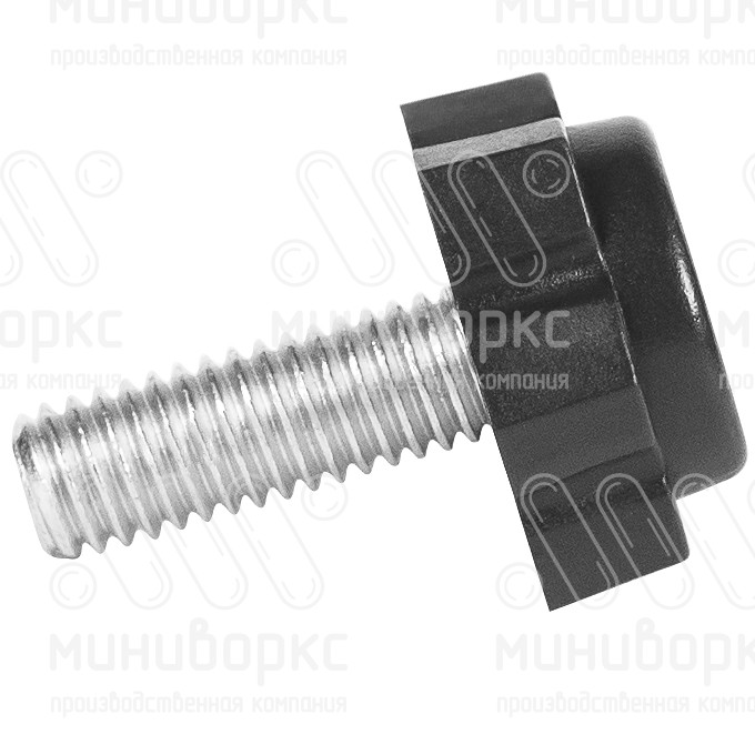 Опора резьбовая  m6x18 19 – 19М6-18ЧС | картинка 2