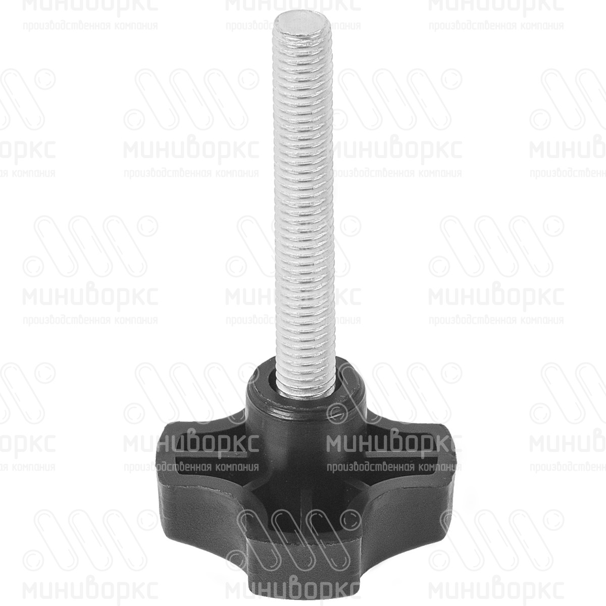 Фиксатор пластиковый с рукояткой m6x85 40 – Ф40М6-85ЧЕ | картинка 1